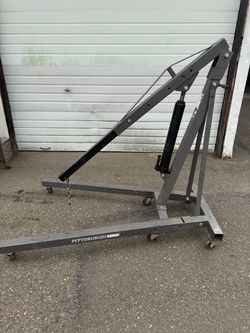 Pittsburgh Hydraulic Engine Hoist Cherry Picker