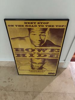 Framed Boxing Posters