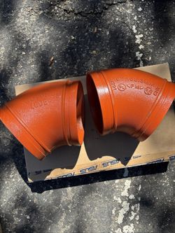 (2) LEDE XGQT011L Short Radius Elbow 45 Grooved