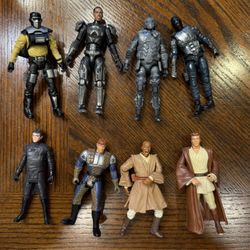 4 GI Joe & 4 Star Wars All 8 For $25