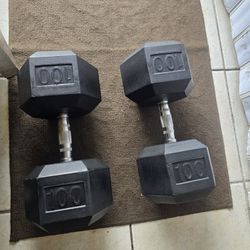 Weight 100lb Dumbbells 