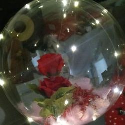 Led balloon rose