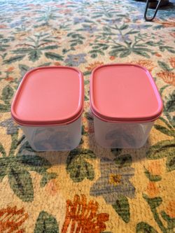 2 Tupperware Storage