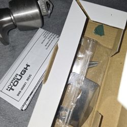 stainless steel round ball-style door knob set