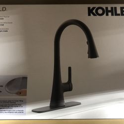 Kohler Guild Kitchen Pulldown Faucet In Black