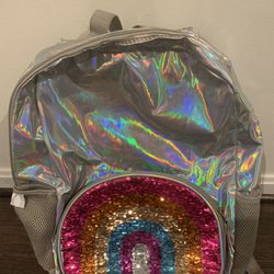 Kids Rainbow Flippy Backpack 