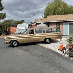 1965 Ford Falcon, station wagon three on the tree