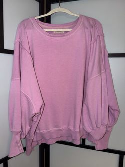 Free People Camden Sweatshirt We The Free Oversized Distressed