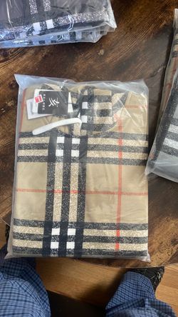Plaid Hoodie Sweatshirt New with Tags