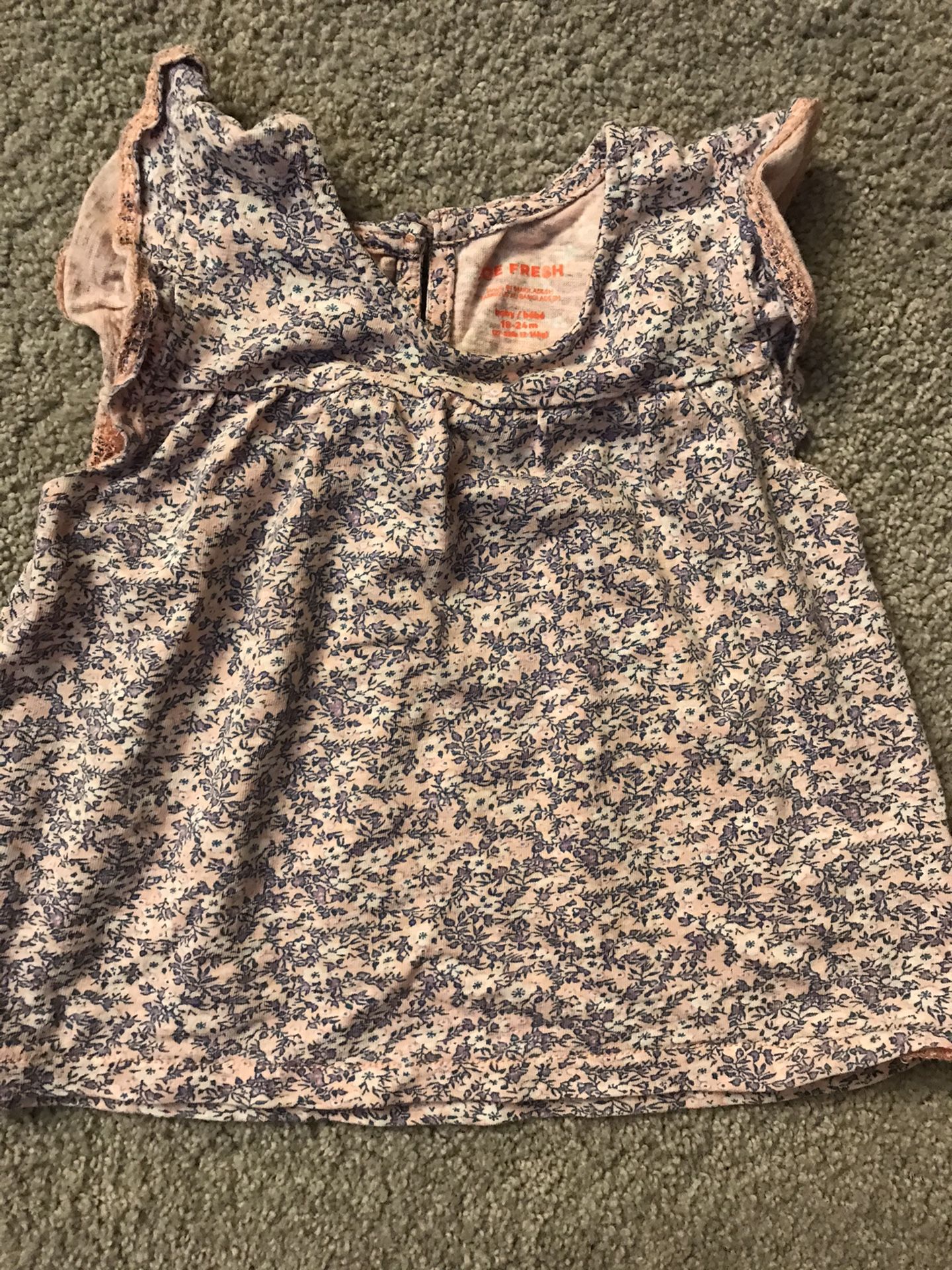Girls 18-24 Month Summer Shirt