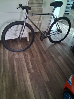 Bicicleta cromada