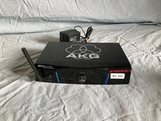 AKG Single Stationary Receiver w/ Clip-on Wireless Transmitter