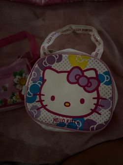 Hello Kitty bag, strawberry shortcake hand bag, rilakkuma pencil pouch