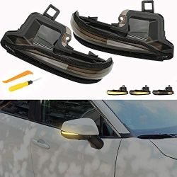 D-Lumina Sequential Dynamic LED Side Mirrors Turning Signal Amber Lights For Toyota Tacoma RAV4 Highlander