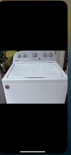 Whirlpool washer Xl capacity
