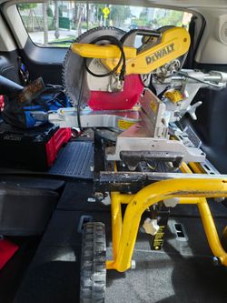 DeWalt Miter Saw with Rolling Stand