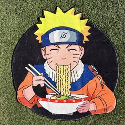 Naruto Ramen Soft Rug 40 Inches X 30 Inches Brand New 