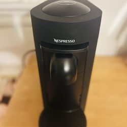 Nespresso VertuoPlus Coffee and Espresso Machine by De'Longhi in matte black