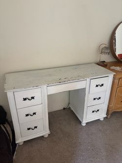 Wooden desk