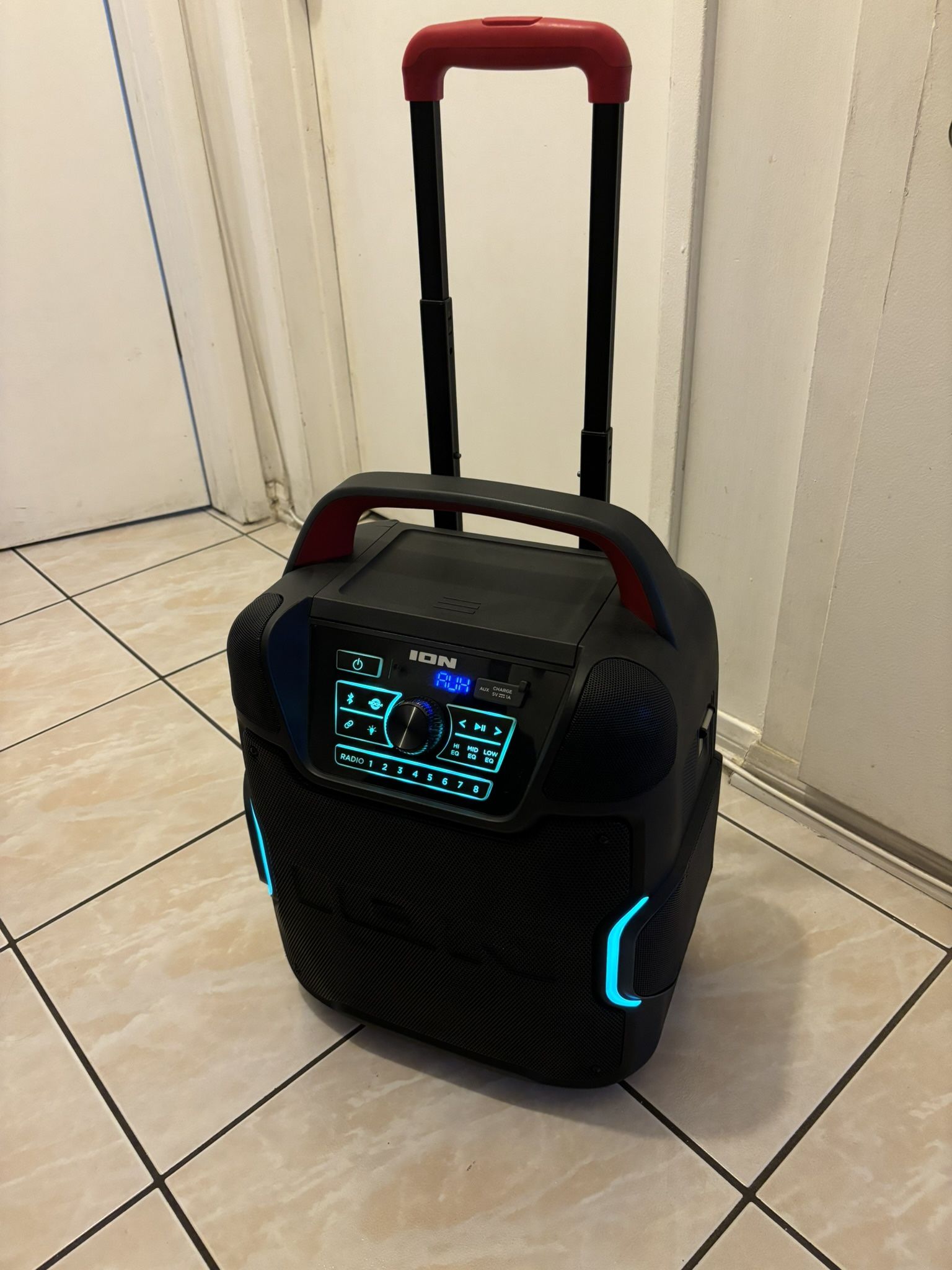 ION Pathfinder 320 Portable Speaker - 120W of Powerful Sound, 100-Hour Battery, and Water-Resistant Durability