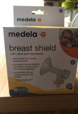 Medel breast shield with valve