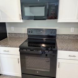 Refrigerator, Stove, Dishwasher, And Microwave