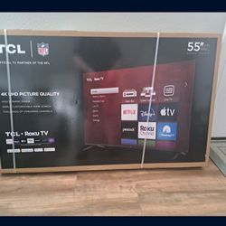 TCL 55"  TV New In Box 4K Smart TV
