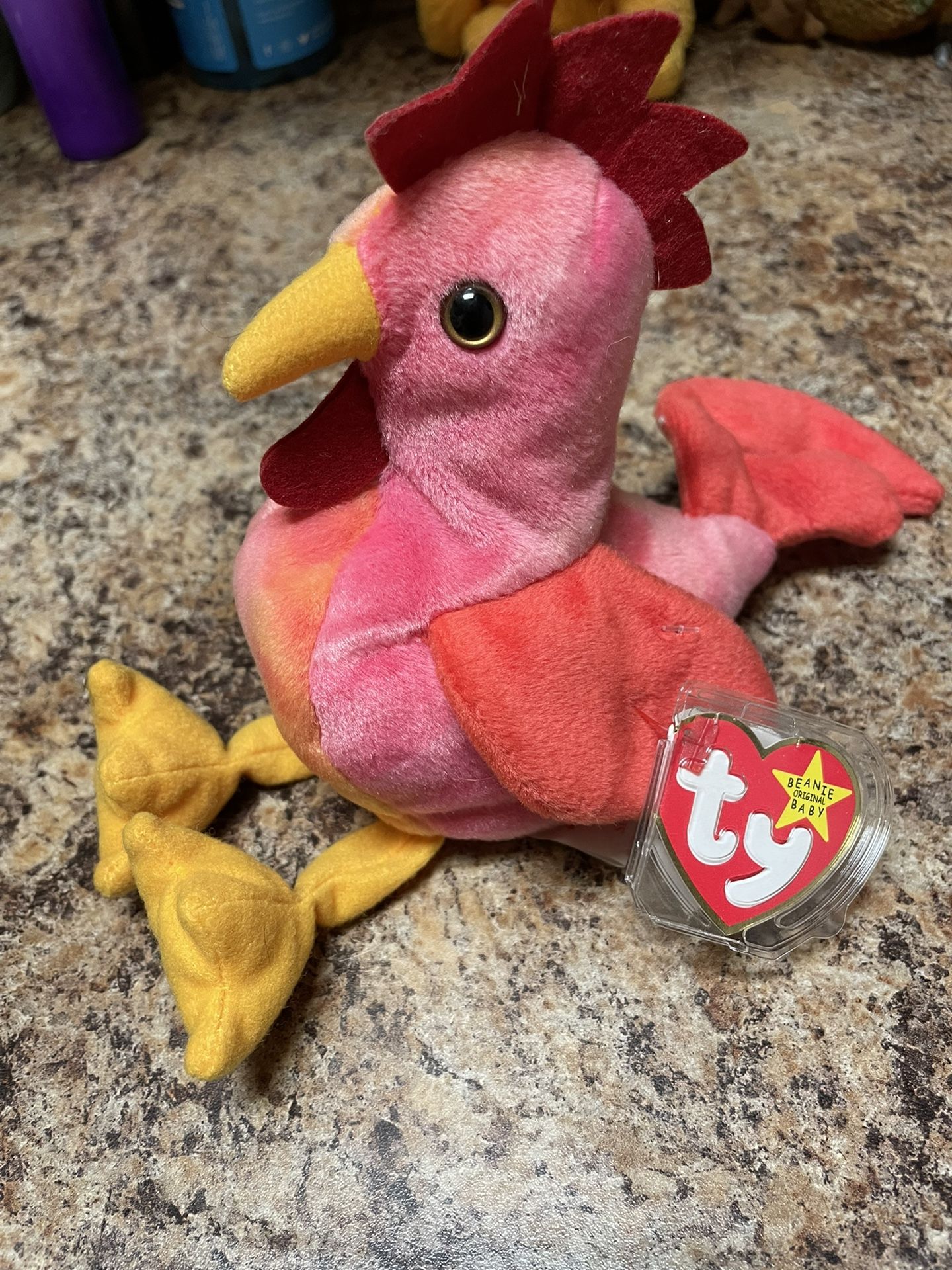 Rare Ty Beanie strut The Rooster 1996