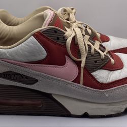 Nike Air Max 90 NRG Bacon Mens 9 Sail/Sheen-Straw-Medium Brown Shoes
