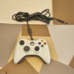 Microsoft Xbox 360 Wired Controller White OEM USB Official