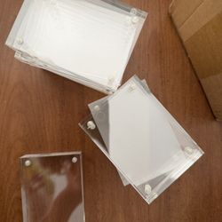 10 Acrylic Frames - Pocket Photo Size 