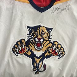 Original Panthers Jersey Wayne huizenga Signed