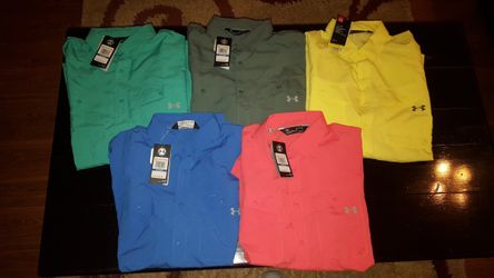 NEW UNDER ARMOUR FISHING SHIRTS