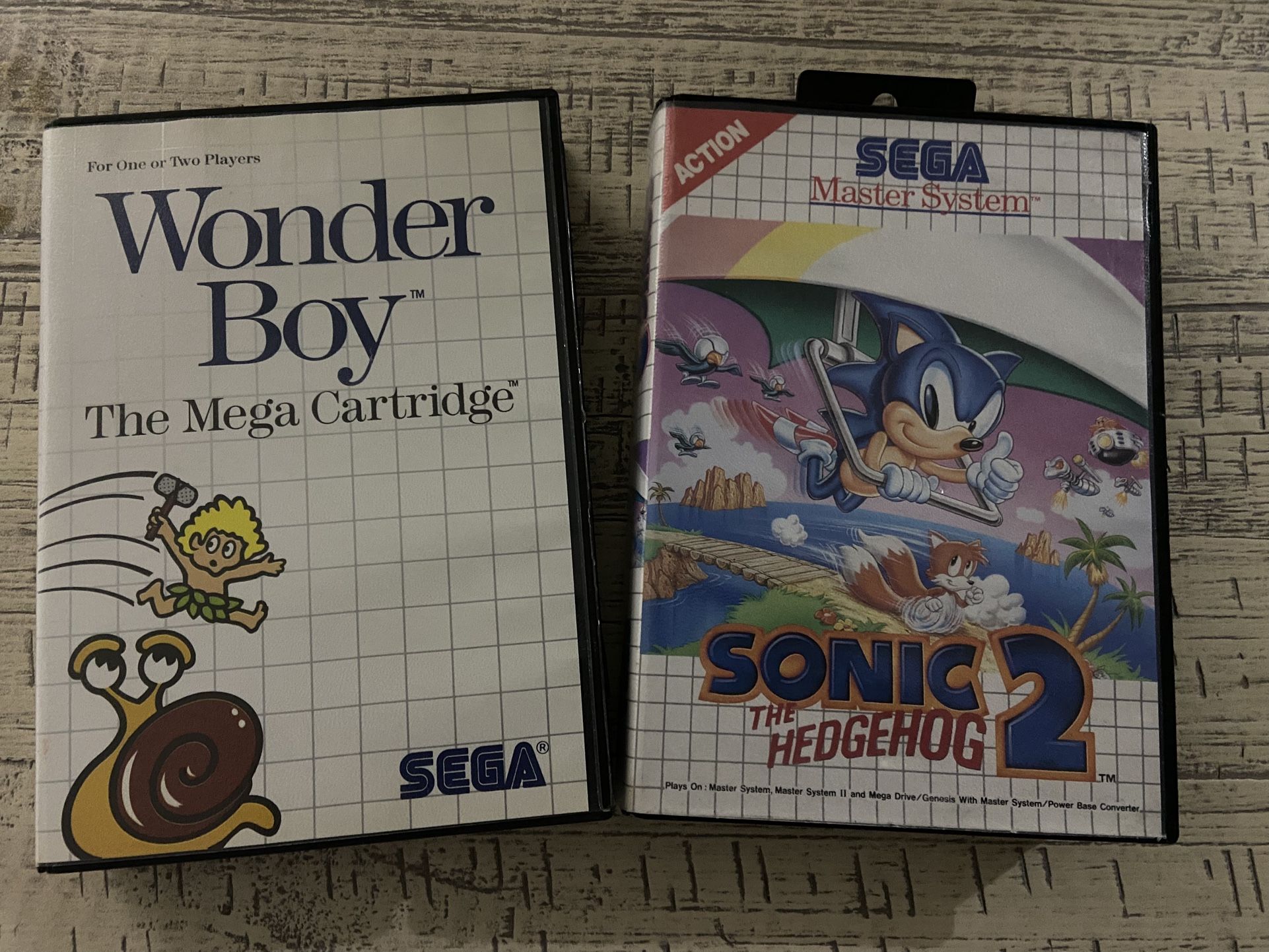 Sonic 2 , Wonder Boy ( Sega Master System)