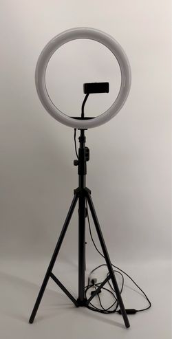 12” LED adjustable Ring light tripod stand