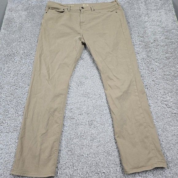 J.Crew 770 Pants Mens 38x32 Beige Slim Fit Stretch Chino Everyday Modern Jeans