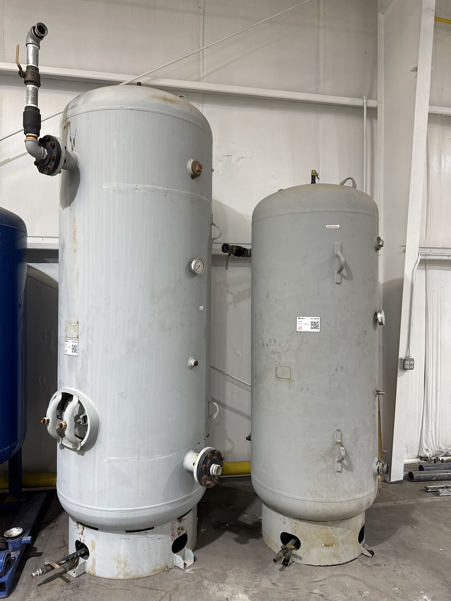 Vertical Air Compressor Pressure Vessel