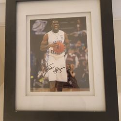 NCAA Elite 8: North Carolina Tar Heels Ty Lawson #5 UNC Autograph Signature Pic