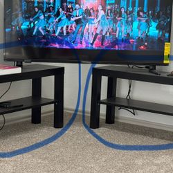 Set of 2 Black Side Tables – $30 (Negotiable)