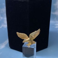 14K Eagle Pendant 