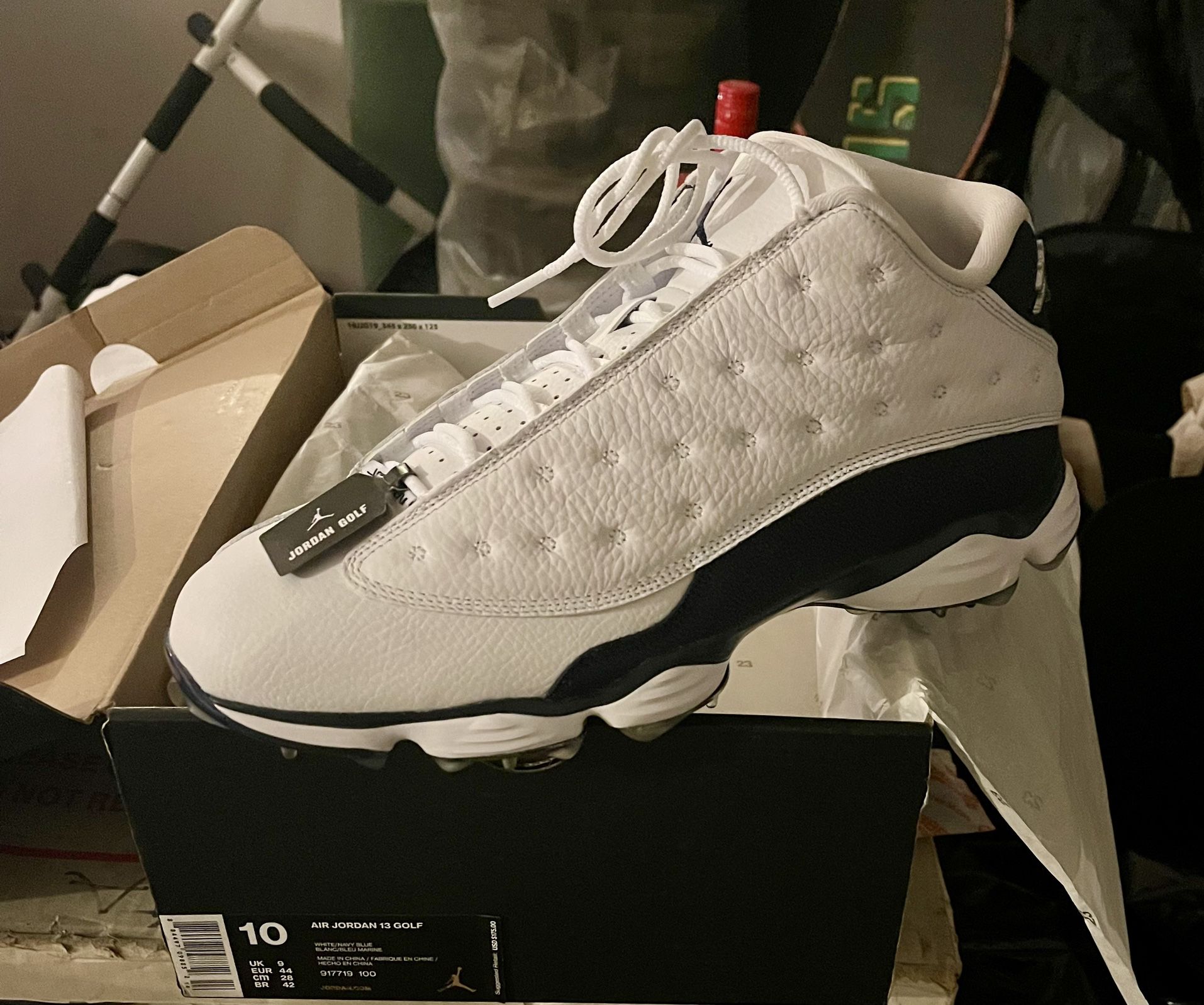 Air Jordan 13 Retro Golf Midnight Size 10 Shoes