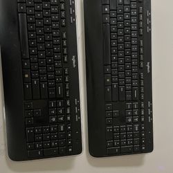 Two Logitech Key Board Good Condition 
