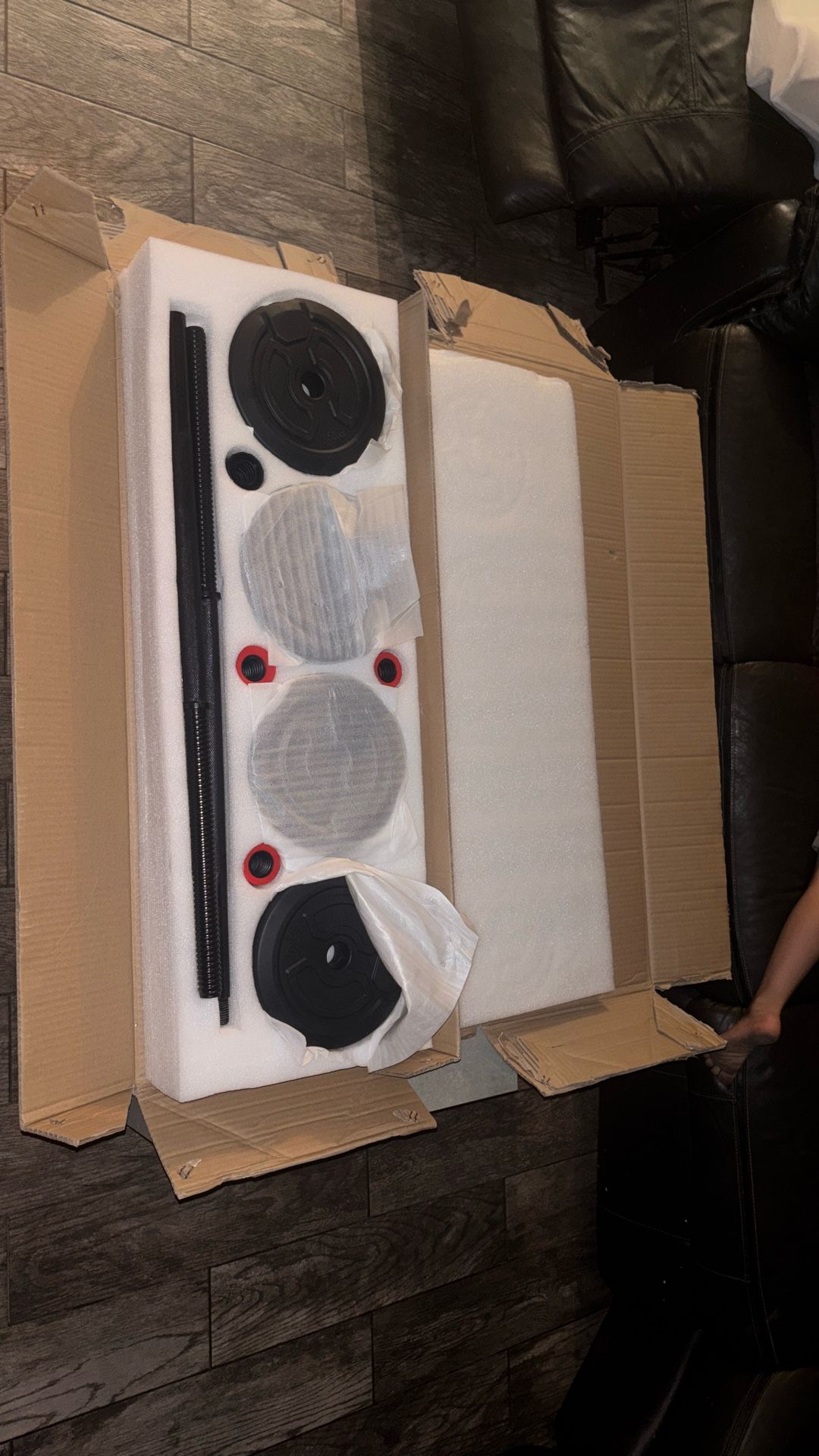 Weight Set Adjustable Barbell Has Small And Large Bar And Six Weights That Are 2.5 Kg Be The Next Anatoly