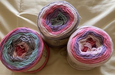 3 Yarn Bee Sugarwheel Cotton crochet knit