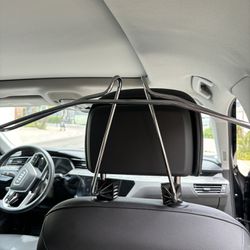 Car Headrest Clip On Chrome Coat / Shirt Holder 