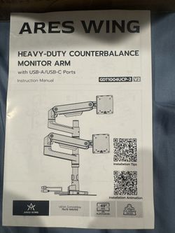 Ares Wing Heavy Duty Monitor Arm