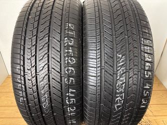 2 tires 265 45 21 Bridgestone alenza sport as like new