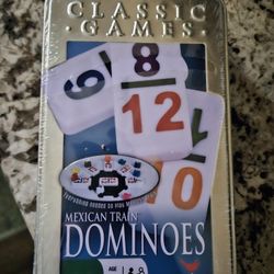 New Mexican Train Domino's Game/metal Tin