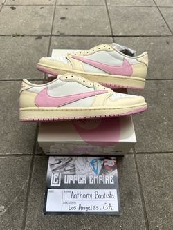 Air Jordan 1 Travis Scott shy pink size 10.5