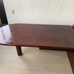 New Wood Desk 3’x6’ Mahogany 